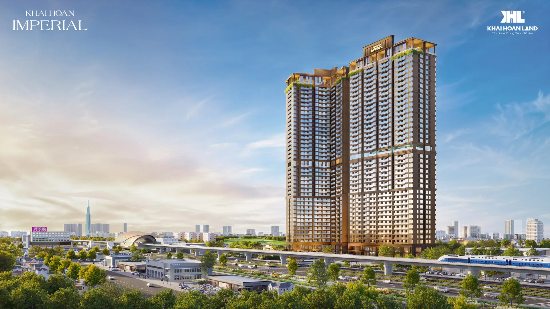Phối cảnh tổng thể dự án Khải Hoàn Imperial.