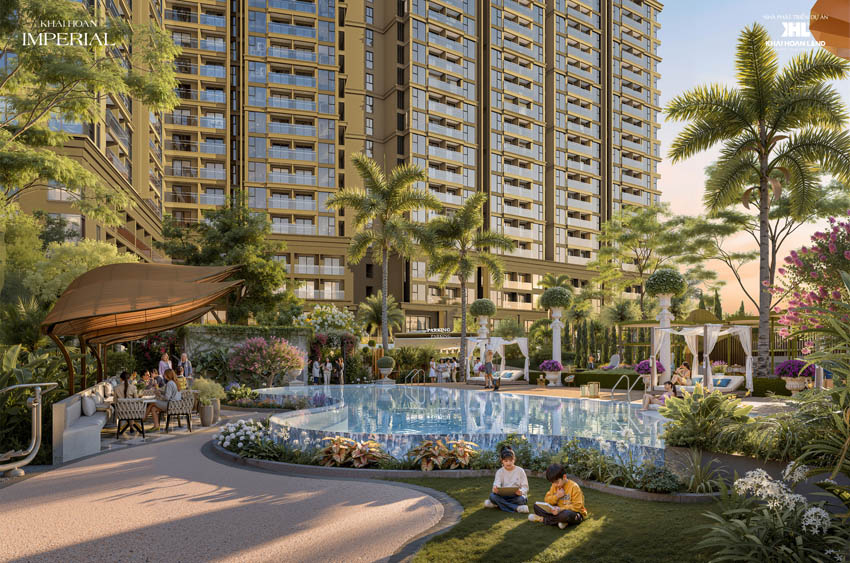 Quảng trường tri thức trong dự án Khải Hoàn Imperial