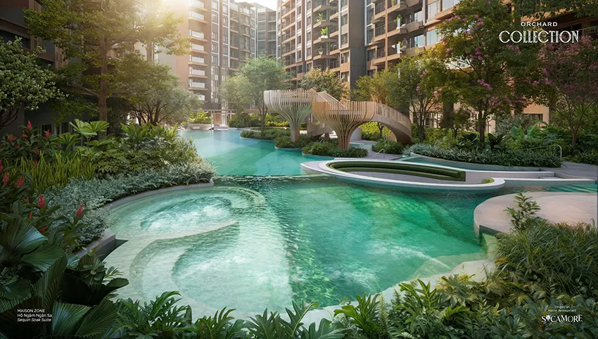 Cảnh quan nội khu Orchard Collection