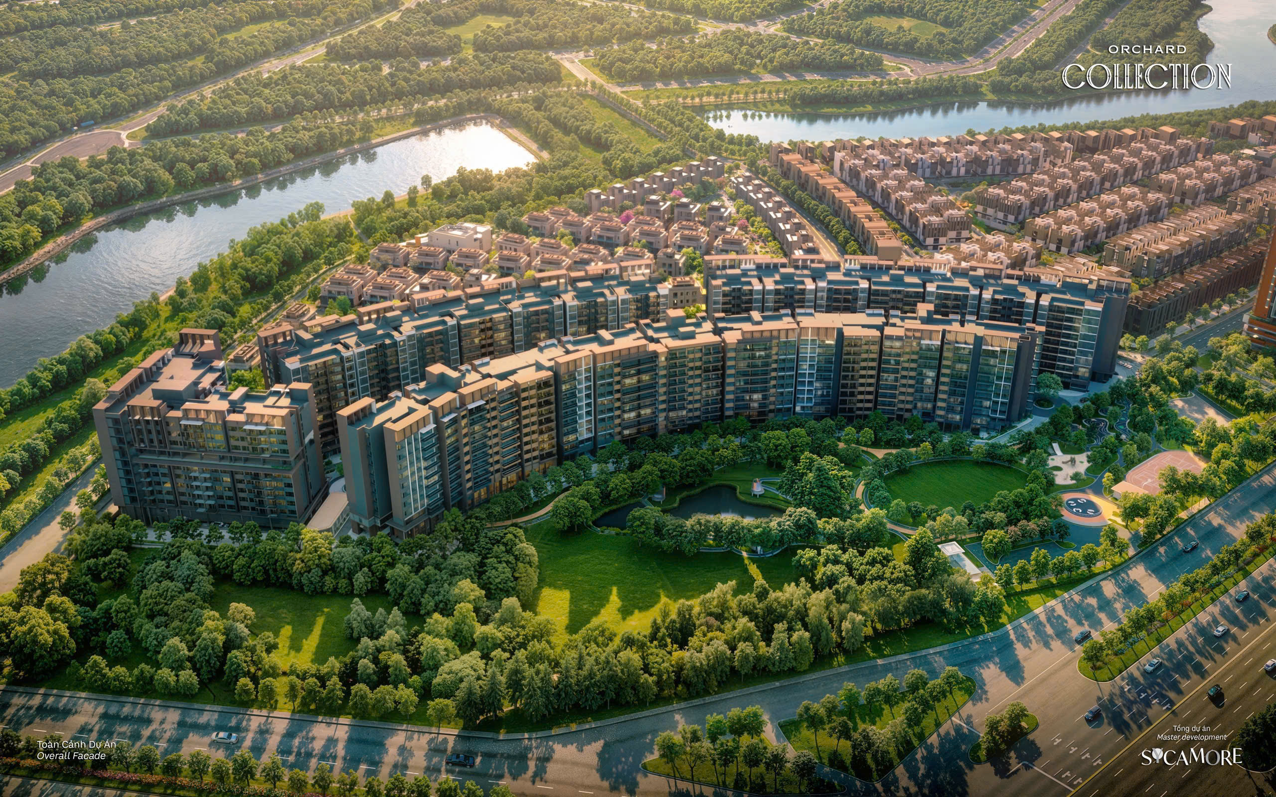 Ảnh tổng thể dự án Orchard Collection thuộc Sycamore