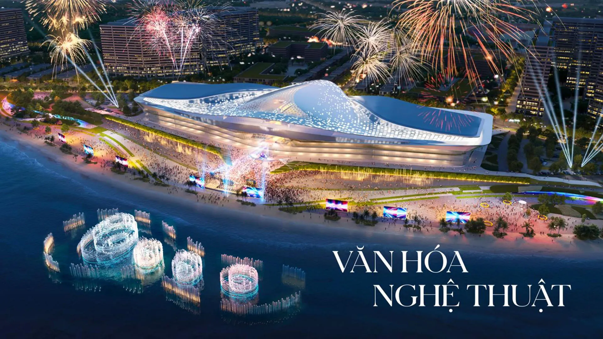 Nhà hát xanh của dự án Vinhomes Green Paradise tại Cần Giờ
