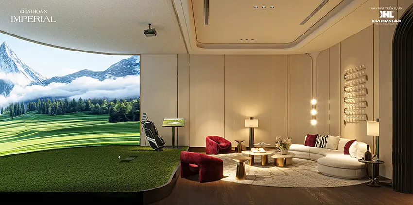 Tiện ích sân Golf Mini trên tầng 21 của dự án Khải Hoàn Imperial