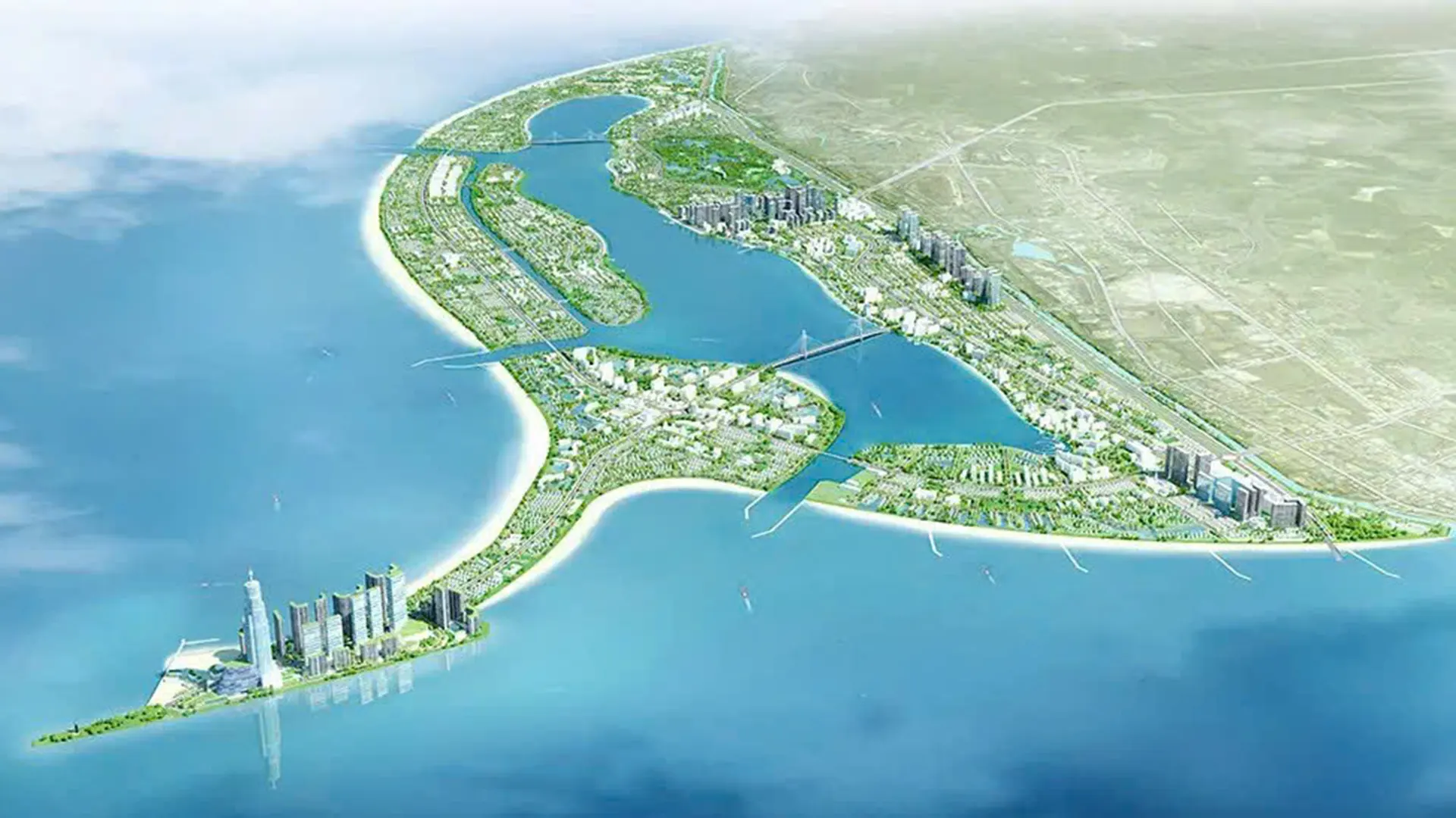 Tổng quan đảo Mũi Vọng dự án Vinhomes Green Paradise