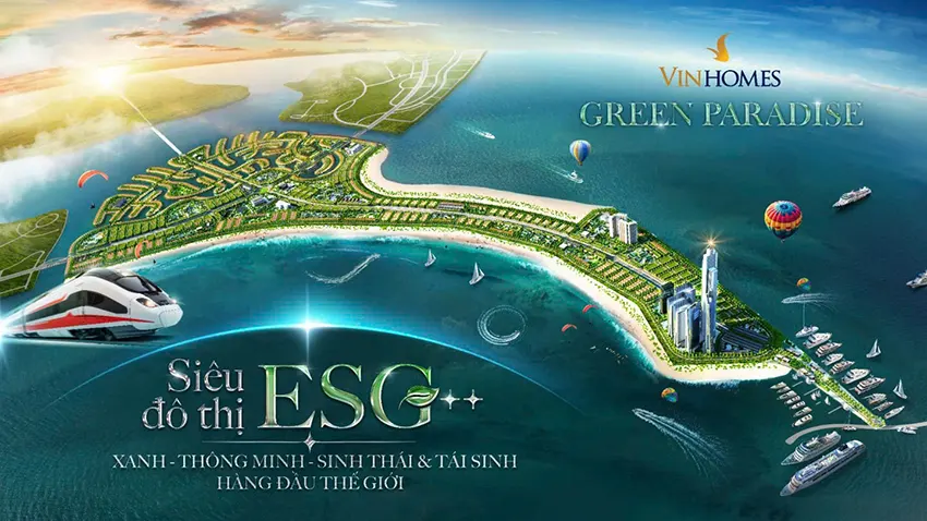 Dự án khu đô thị lấn biển Vinhomes Green Paradise tại Cần Giờ