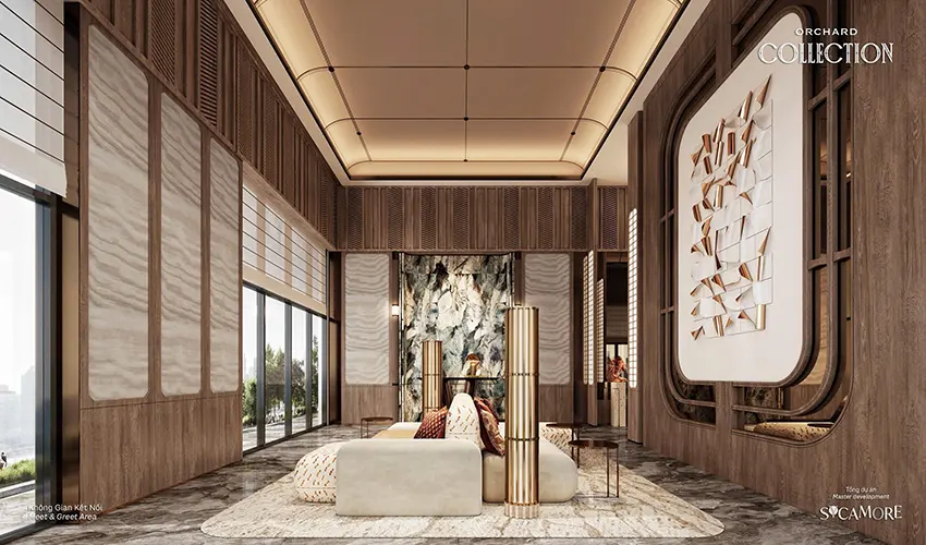 Không gian kết nối bên trong dự án Orchard Collection