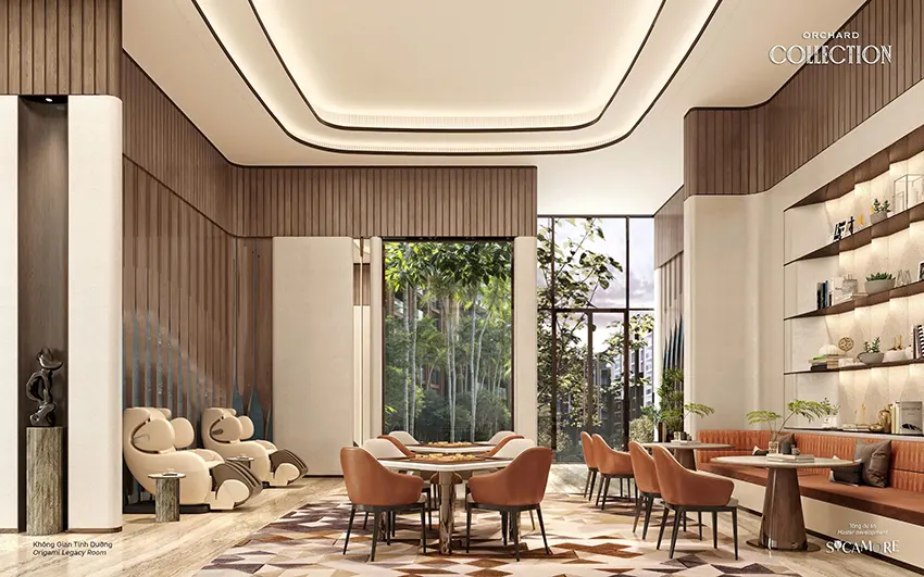 Không gian tịnh dưỡng trong dự án Orchard Collection