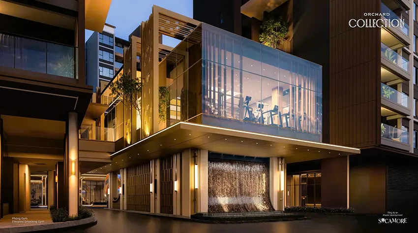 Tiện ích phòng gym thuộc dự án Orchard Collection